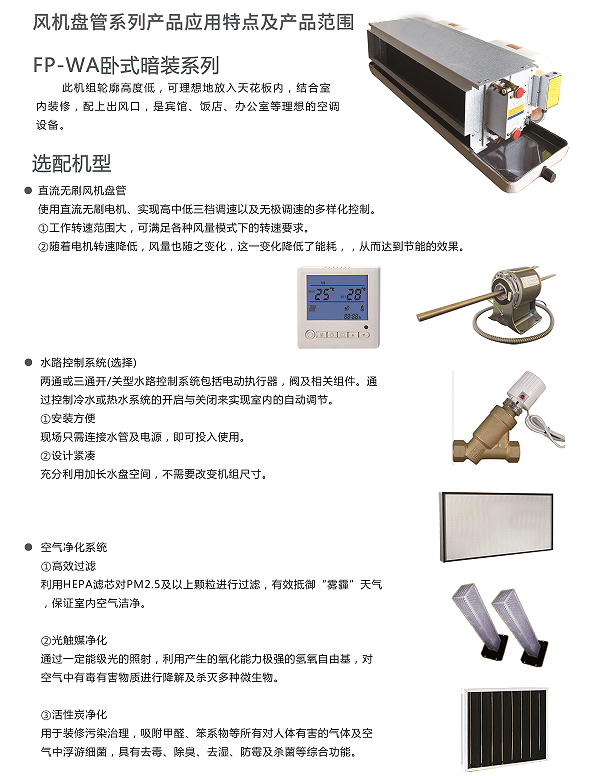 卧式明装风机盘管
